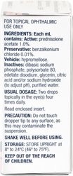 Prednisolone Acetate (Generic) Ophthalmic Suspension 1%, 5-mL slide 2 of 4