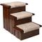 Show in main carousel: Premier Pet Steps 3 Step Carpet Thread Dog & Cat Stairs, Walnut slide 1 of 2