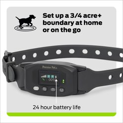 Premier Pet Wireless GPS Dog Fence Collar, Black slide 2 of 6