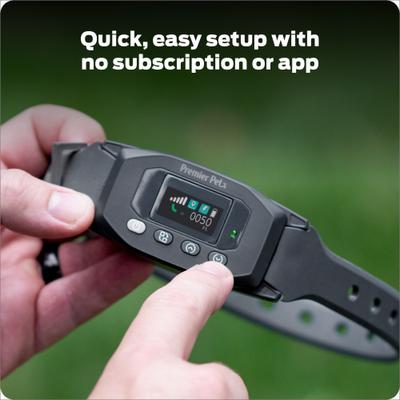 Show full view: Premier Pet Wireless GPS Dog Fence Collar, Black slide 3 of 8