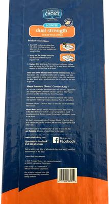 Show full view: Premium Choice Carefree Fresh Scented Clumping Clay Cat Litter, 25-lb Bab slide 3 of 9