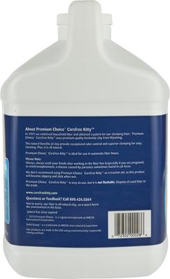 Show full view: Premium Choice Carefree Unscented Clumping Clay Cat Litter, 16-lb jug slide 7 of 9