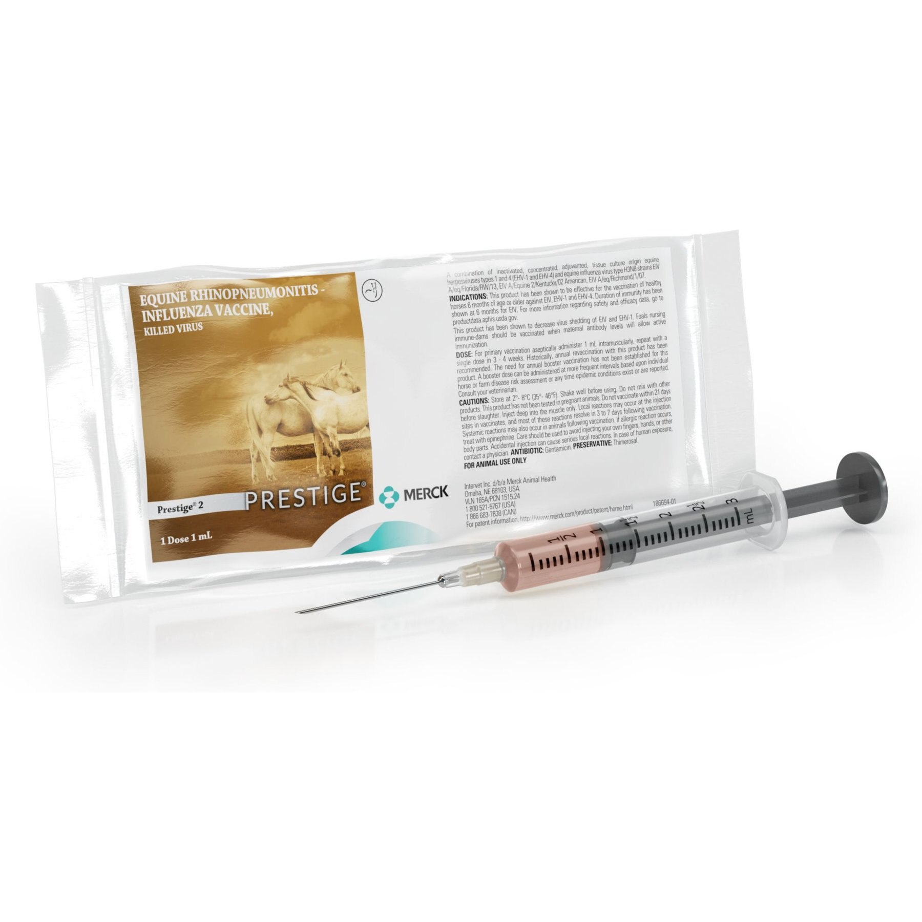 PRESTIGE 2 Vaccine for Horses, 1-mL syringe