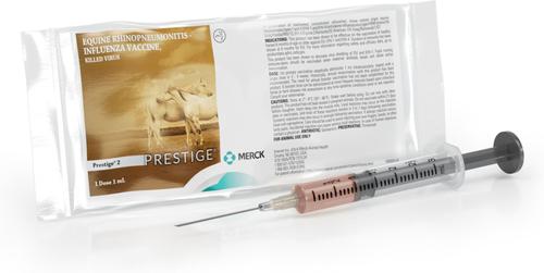 Show full view: PRESTIGE 2 Vaccine for Horses, 1-mL syringe slide 1 of 9