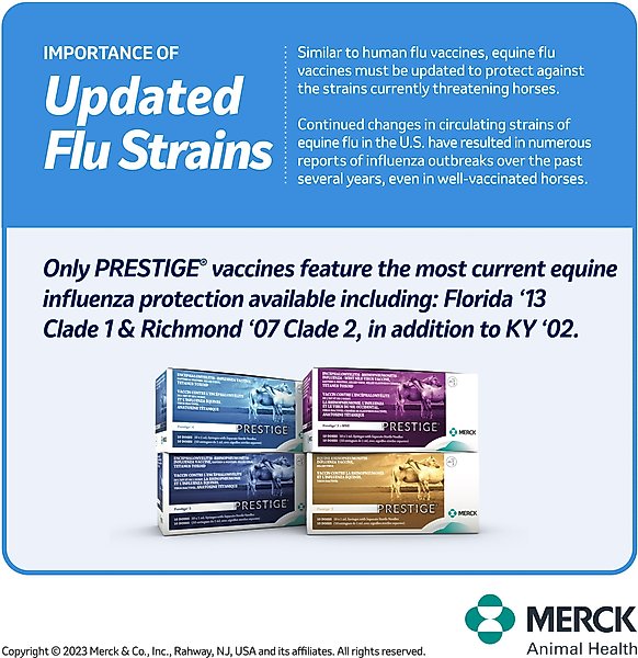 Show full view: PRESTIGE 2 Vaccine for Horses, 1-mL syringe slide 5 of 9