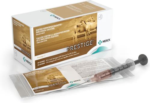 Show full view: PRESTIGE 2 Vaccine for Horses, 1-mL syringe slide 3 of 9