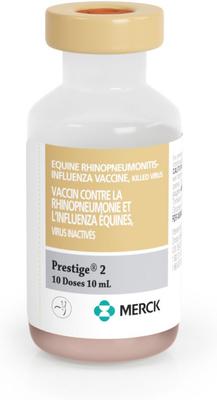 Show full view: PRESTIGE 2 Vaccine for Horses, 10-mL vial slide 1 of 9