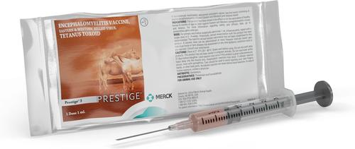 Show full view: PRESTIGE 3 Vaccine for Horses, 1-mL syringe slide 1 of 9