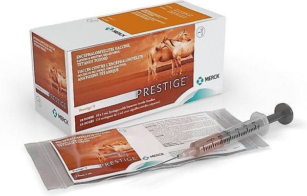 Show full view: PRESTIGE 3 Vaccine for Horses, 1-mL syringe slide 3 of 9