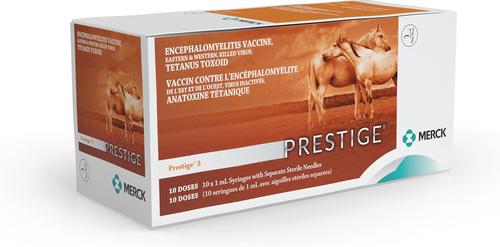 Show full view: PRESTIGE 3 Vaccine for Horses, 1-mL syringe slide 2 of 9