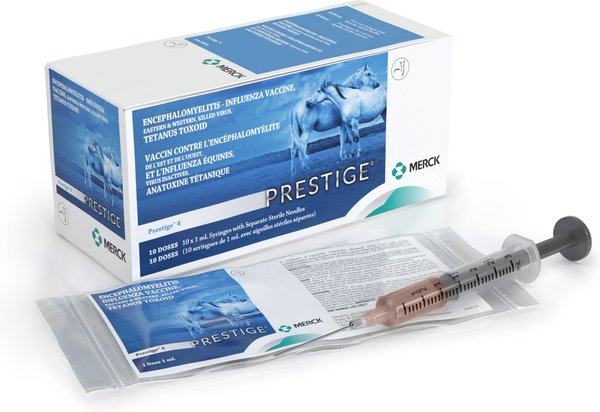 Show full view: PRESTIGE 4 Vaccine for Horses, 1-mL syringe slide 2 of 9