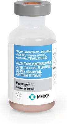 Show full view: PRESTIGE 4 Vaccine for Horses, 10-mL vial slide 1 of 9