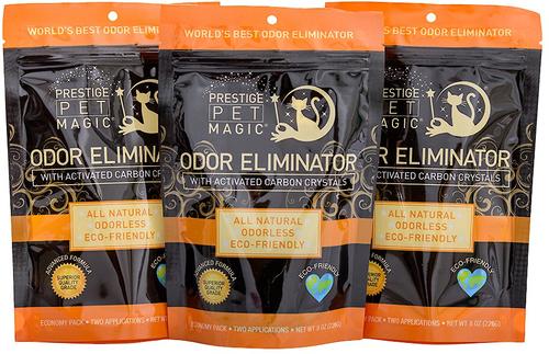 Show full view: Prestige Pet Magic Natural Litter Box Odor Eliminator, 3 count slide 1 of 3