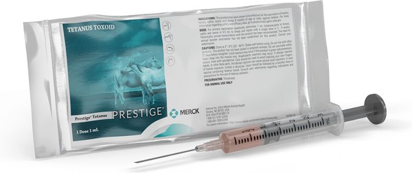 Show full view: PRESTIGE TETANUS Vaccine for Horses, 1-mL syringe slide 1 of 7