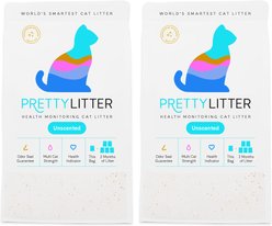 PrettyLitter Cat Litter, 8-lb bag, bundle of 2