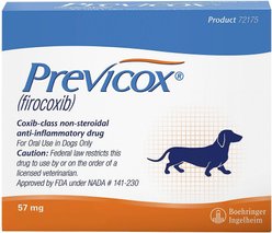 Previcox (Firocoxib) Chewable Tablets for Dogs, 57-mg, 1 tablet slide 1 of 9