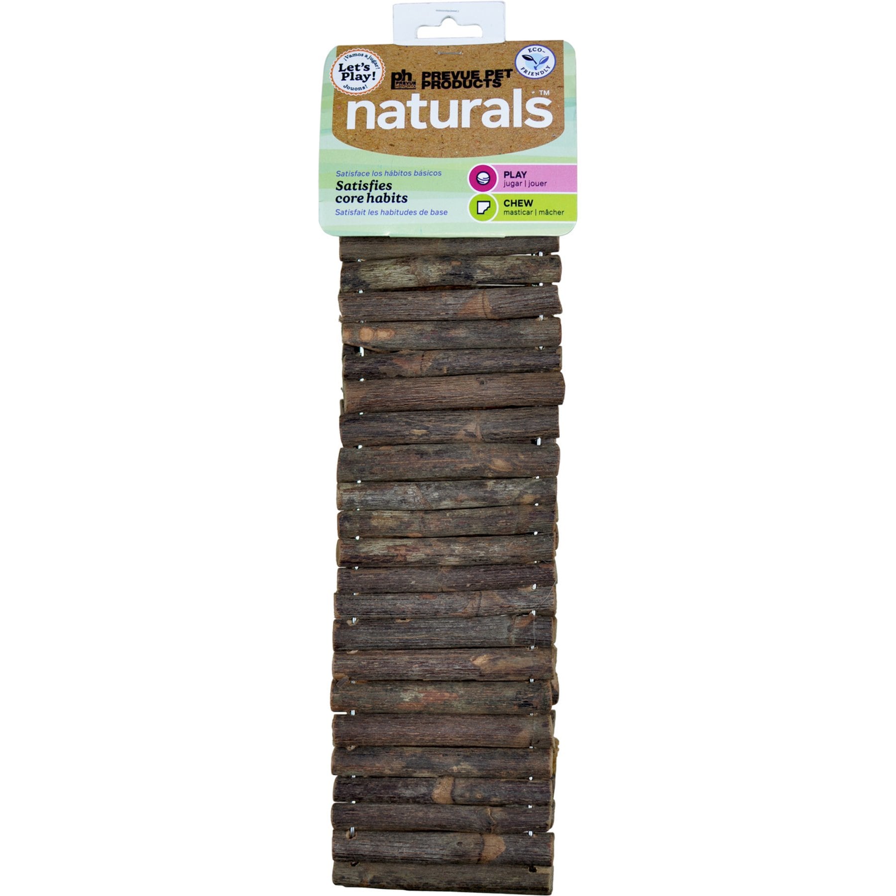 Prevue Pet Products Bendy Bridge Chew Small Animal Toy, Natural Brown, Large