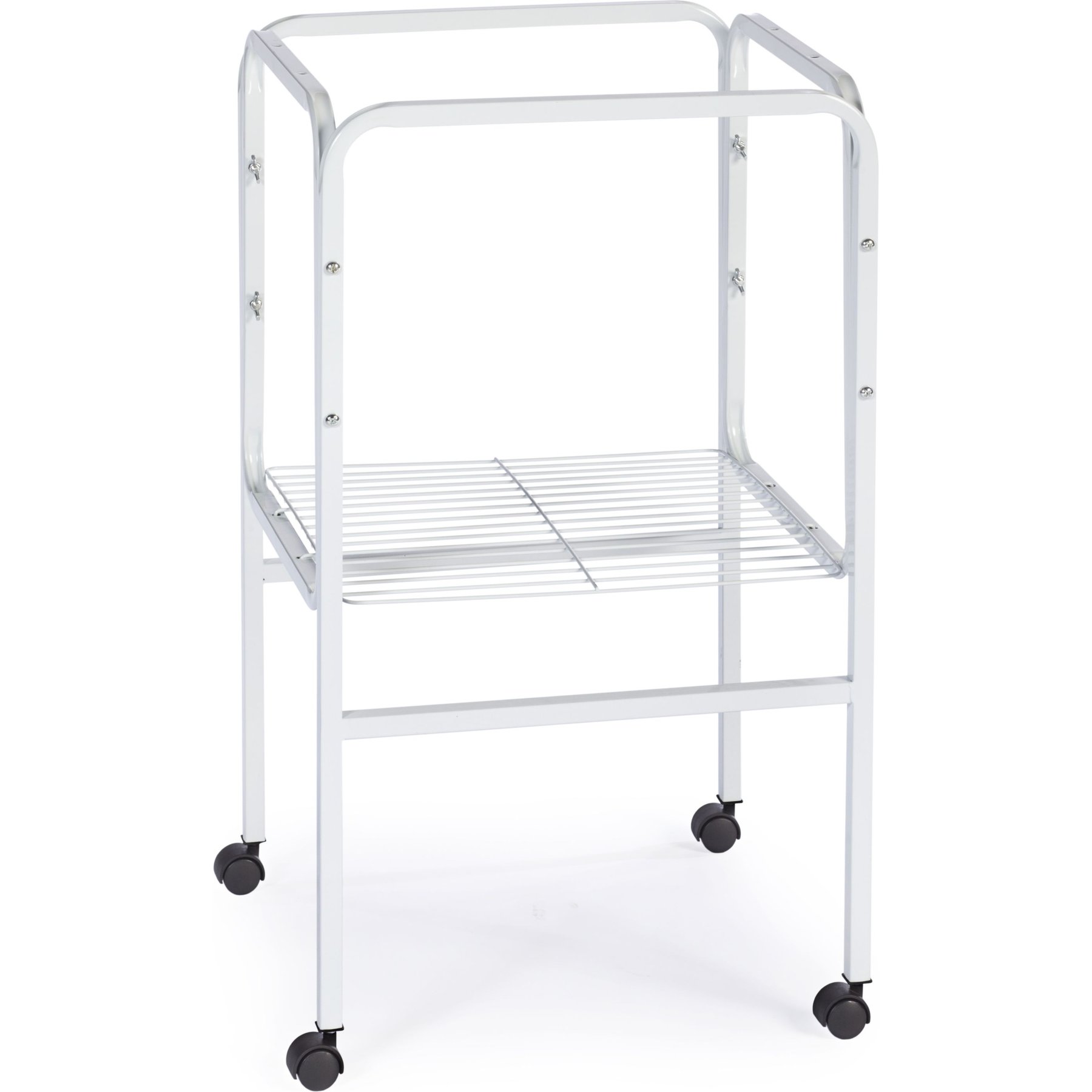 Prevue Pet Products Bird Cage Stand with Casters, White, 16-in