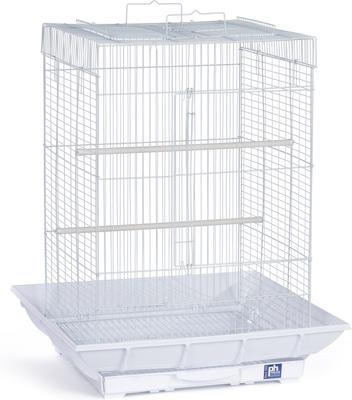 Show full view: Prevue Pet Products Clean Life Playtop Bird Cage, White slide 1 of 9
