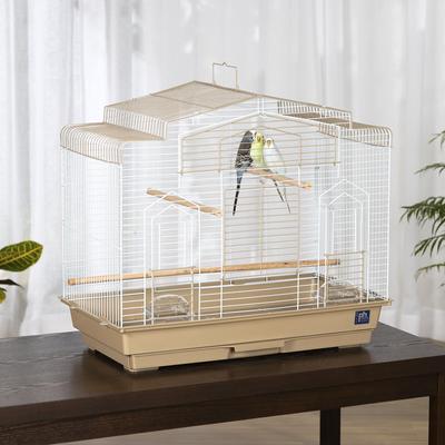 Show full view: Prevue Pet Products Cockatiel Flight Bird Cage, Brown/White slide 4 of 10