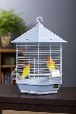 Show full view: Prevue Pet Products Copacabana Bird Cage, Light Blue slide 3 of 4