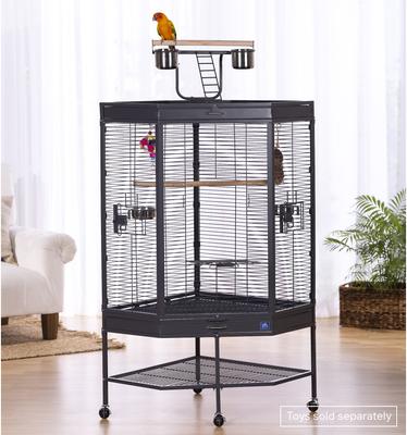 Show full view: Prevue Pet Products Corner Playtop Bird Cage slide 5 of 10