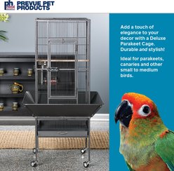 Prevue Pet Products Deluxe Bird Cage, Black Hammertone slide 2 of 9