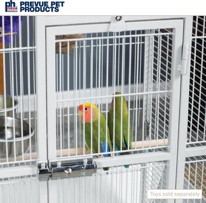 Show full view: Prevue Pet Products Deluxe Bird Cage, Pewter slide 8 of 10