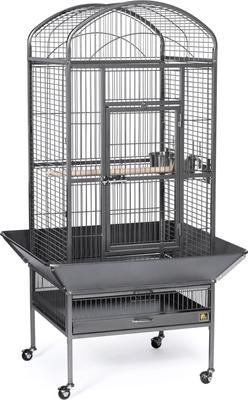 Show full view: Prevue Pet Products Dome Top Bird Cage, Medium, Black slide 1 of 6