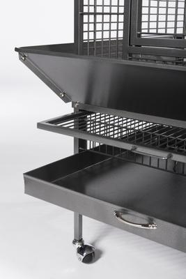 Show full view: Prevue Pet Products Dome Top Bird Cage, Medium, Black slide 5 of 6