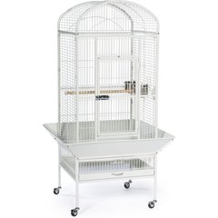 Prevue Pet Products Dome Top Bird Cage, Medium, Chalk White