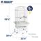 Show in main carousel: Prevue Pet Products Dome Top Bird Cage, Medium, Chalk White slide 6 of 9