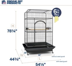 Prevue Pet Products Empire Bird Cage, Black Hammertone, X-Large slide 2 of 9