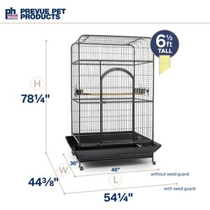 Prevue Pet Products Empire Bird Cage, Black Hammertone, X-Large