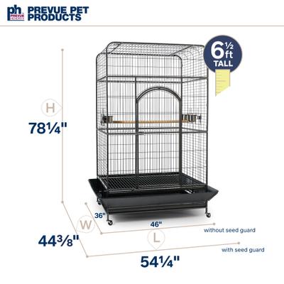 Show full view: Prevue Pet Products Empire Bird Cage, Black Hammertone, X-Large slide 6 of 10