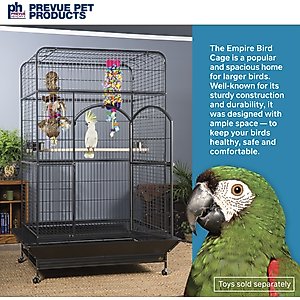 Prevue Pet Products Empire Bird Cage, Black Hammertone, X-Large