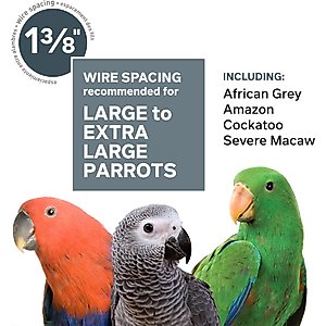 Prevue Pet Products Empire Bird Cage, Black Hammertone, X-Large