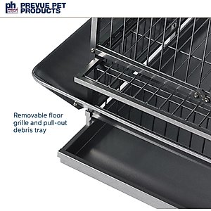 Prevue Pet Products Empire Bird Cage, Black Hammertone, X-Large