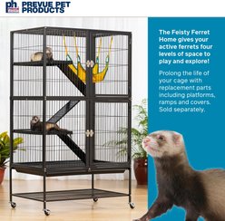 Prevue Pet Products Feisty Ferret Home, Black Hammertone slide 2 of 9