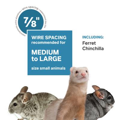 Show full view: Prevue Pet Products Feisty Ferret Home, Black Hammertone slide 7 of 11