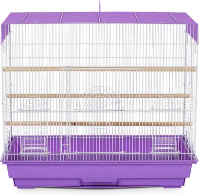 Show full view: Prevue Pet Products Flight Bird Cage, Purple/White slide 2 of 4