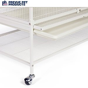 Prevue Pet Products Flight Bird Cage, White