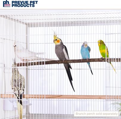 Show full view: Prevue Pet Products Flight Bird Cage, White slide 8 of 10