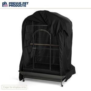 Prevue Pet Products Good Night Bird Cage Cover, Black, X-Large