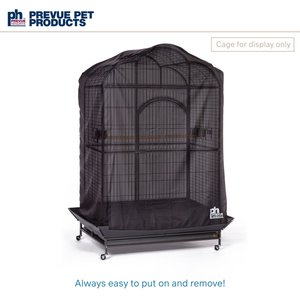 Prevue Pet Products Good Night Bird Cage Cover, Black, X-Large