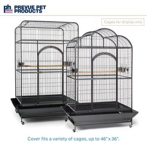 Prevue Pet Products Good Night Bird Cage Cover, Black, X-Large