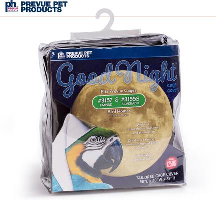 Show full view: Prevue Pet Products Good Night Bird Cage Cover, Black, X-Large slide 8 of 9