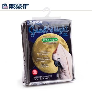 Prevue Pet Products Good Night Universal Bird Cage Cover, Black