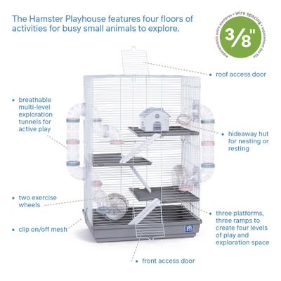 Show full view: Prevue Pet Products Hamster Playhouse slide 7 of 10