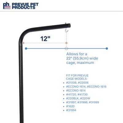Show full view: Prevue Pet Products Hanging Bird Cage Stand, Black slide 6 of 10